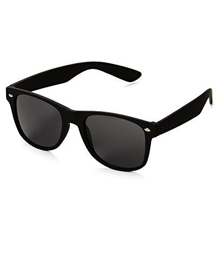 ARZONAI Aviator & Square Sunglasses Black Frame, Black lens (Large) � Pack of 2